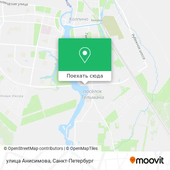 Карта улица Анисимова
