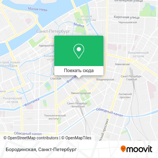 Карта Бородинская