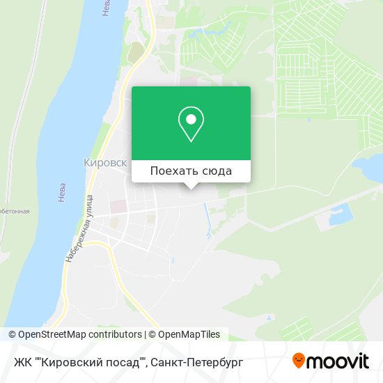 Карта ЖК ""Кировский посад""