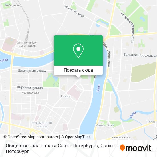Карта Общественная палата Санкт-Петербурга