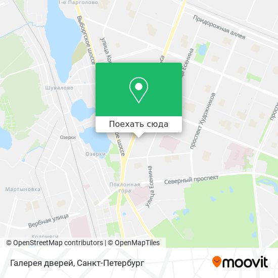 Карта Галерея дверей