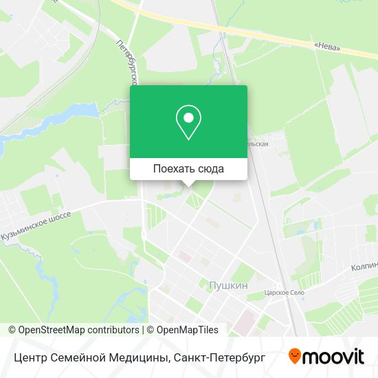 Карта Центр Семейной Медицины