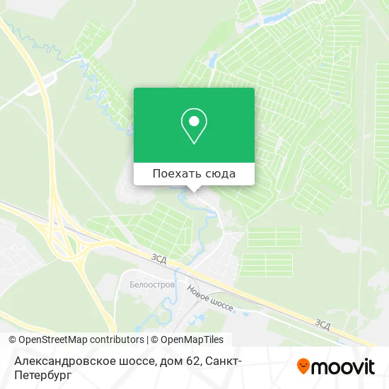 Карта Александровское шоссе, дом 62