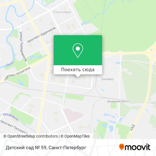 Карта Детский сад № 59