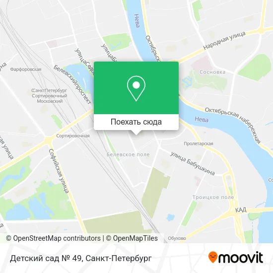 Карта Детский сад № 49