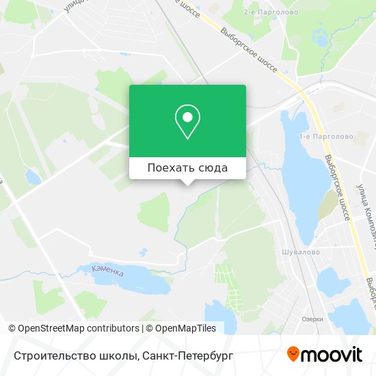 Карта Строительство школы