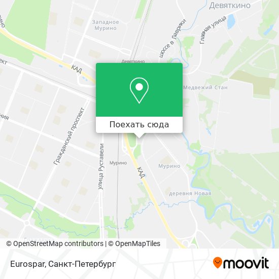 Карта Eurospar
