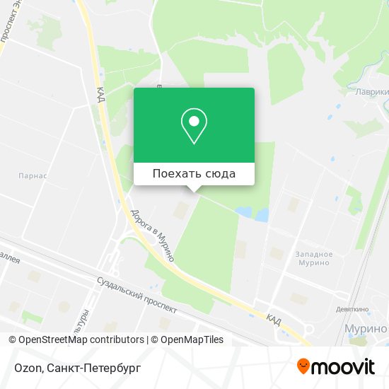 Карта Ozon