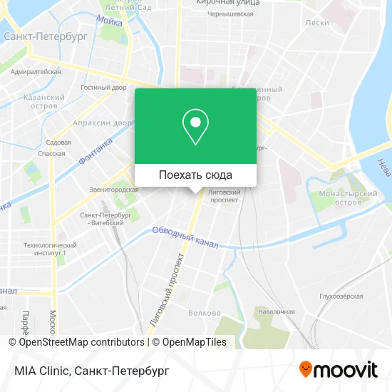 Карта MIA Clinic