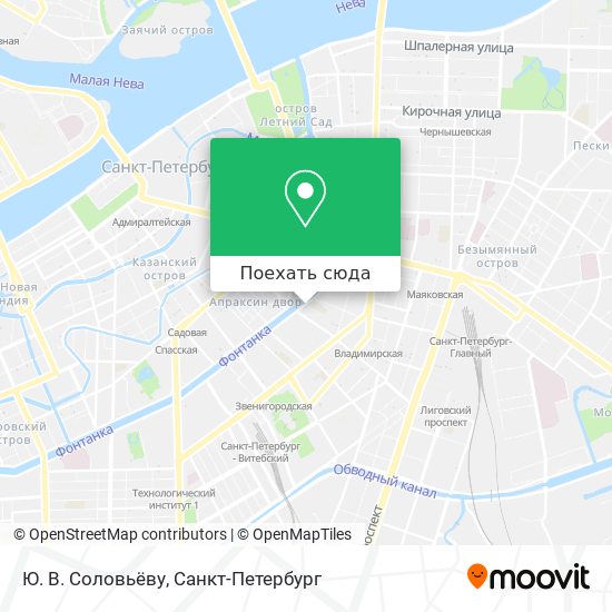 Карта Ю. В. Соловьёву