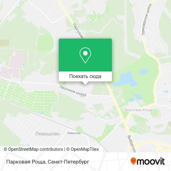 Карта Парковая Роща