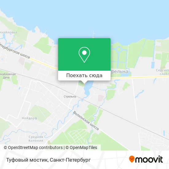 Карта Туфовый мостик