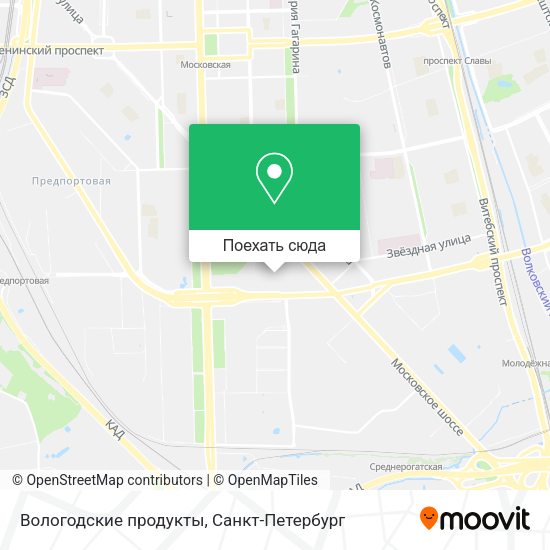 Карта Вологодские продукты