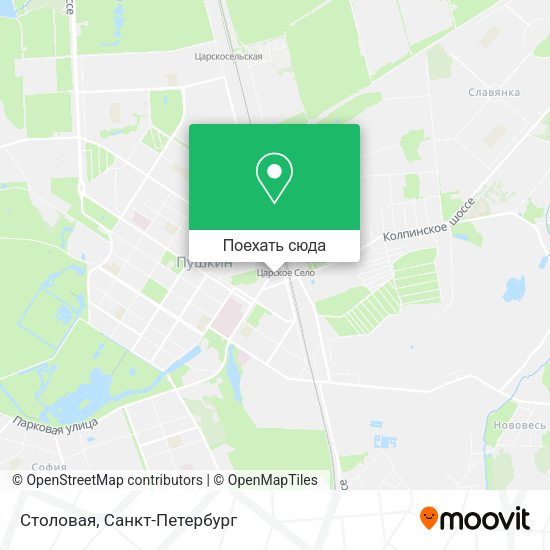 Карта Столовая