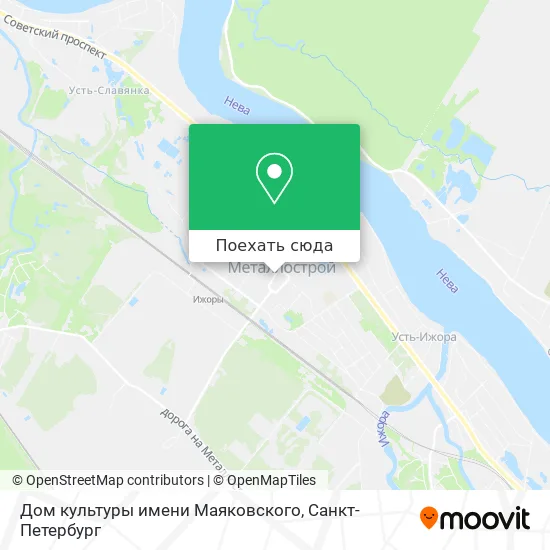 Карта Дом культуры имени Маяковского