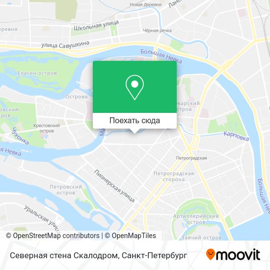 Карта Северная стена Скалодром