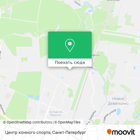 Карта Центр конного спорта