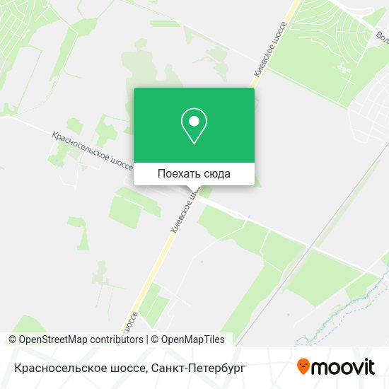 Карта Красносельское шоссе