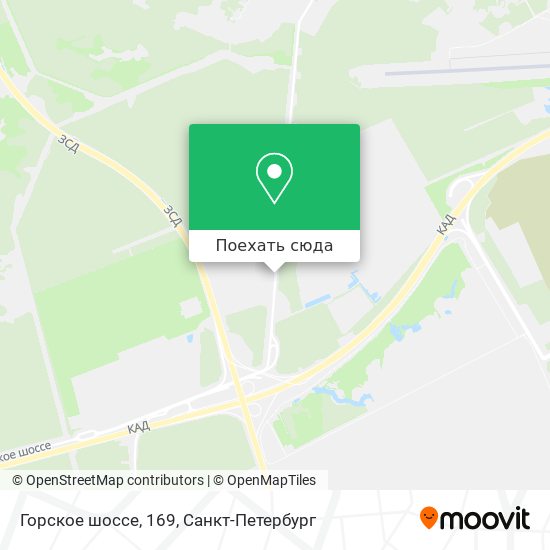 Карта Горское шоссе, 169