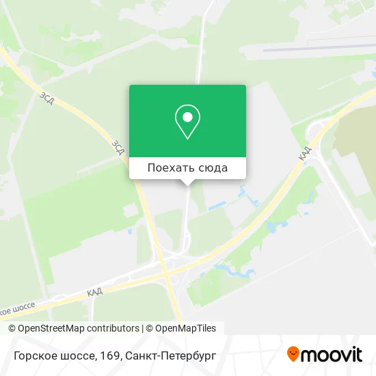 Карта Горское шоссе, 169
