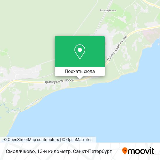 Карта Смолячково, 13-й километр