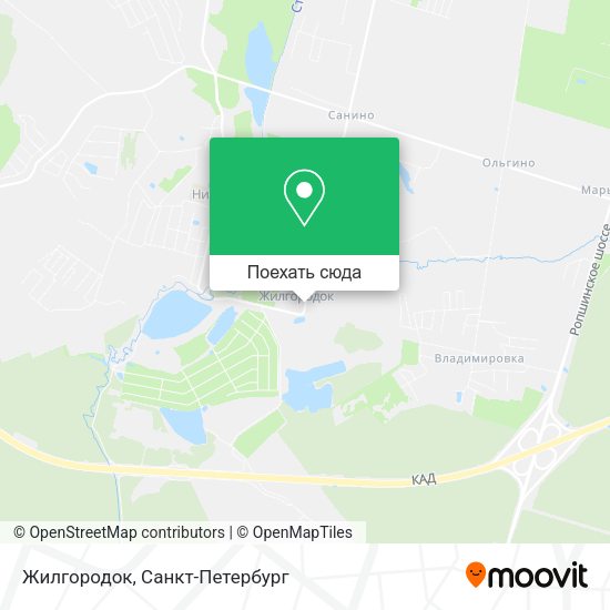 Карта Жилгородок
