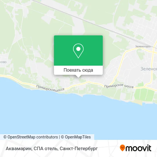 Карта Аквамарин, СПА отель