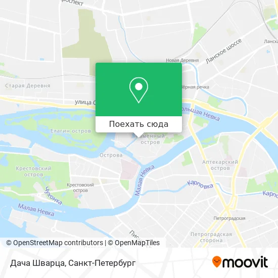 Карта Дача Шварца