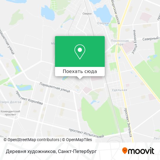 Карта Деревня художников