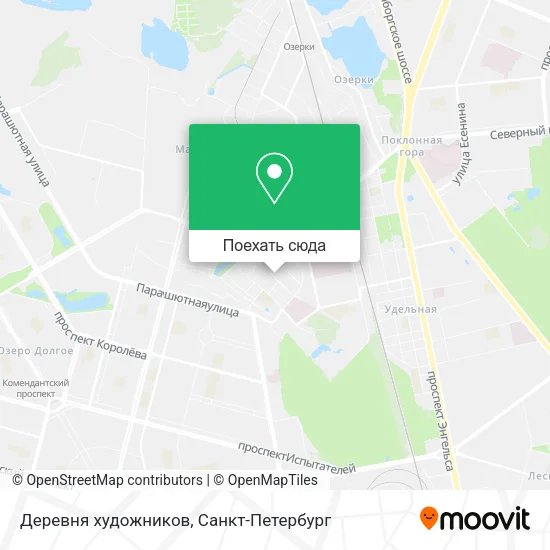 Карта Деревня художников
