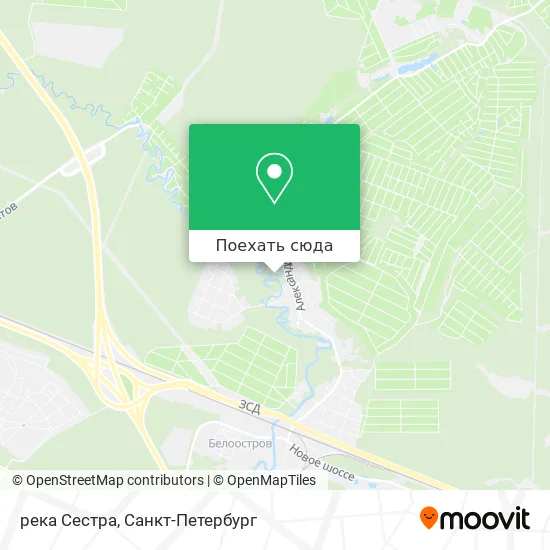 Карта река Сестра