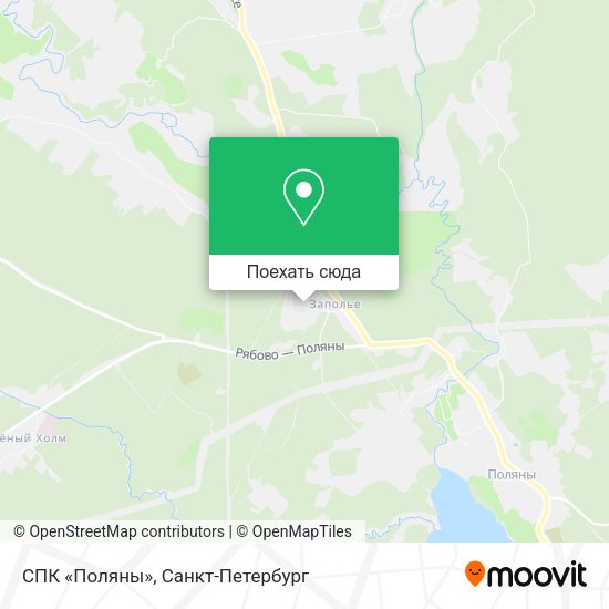Карта СПК «Поляны»