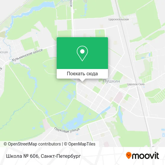 Карта Школа № 606