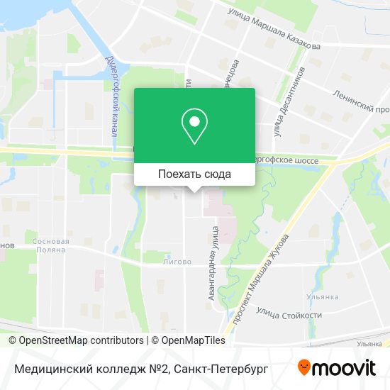 Карта Медицинский колледж №2
