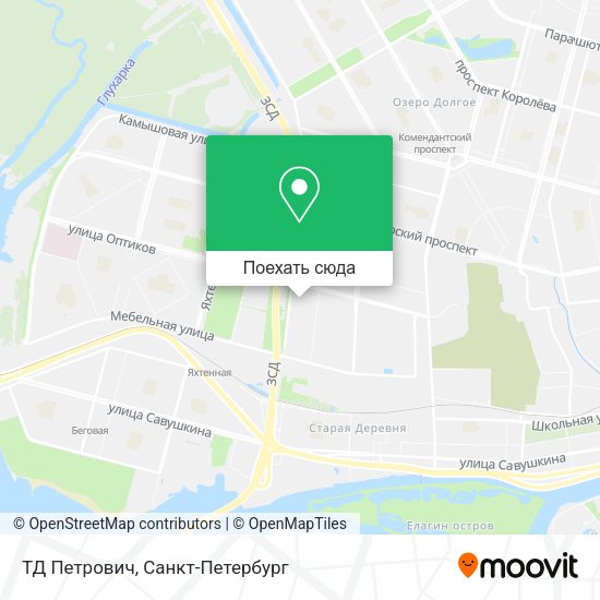 Карта ТД Петрович