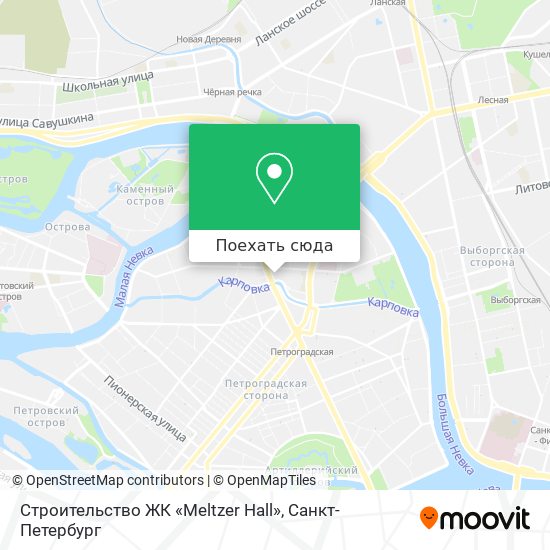 Карта Строительство ЖК «Meltzer Hall»