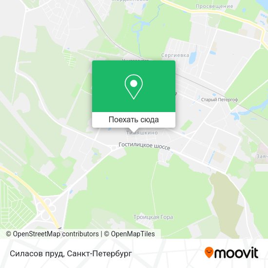 Карта Силасов пруд