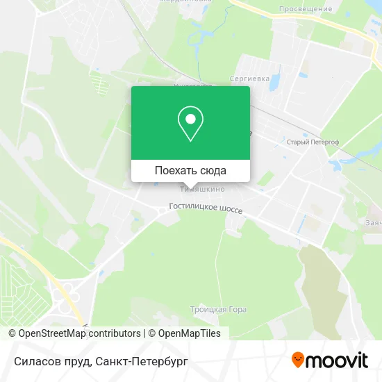 Карта Силасов пруд
