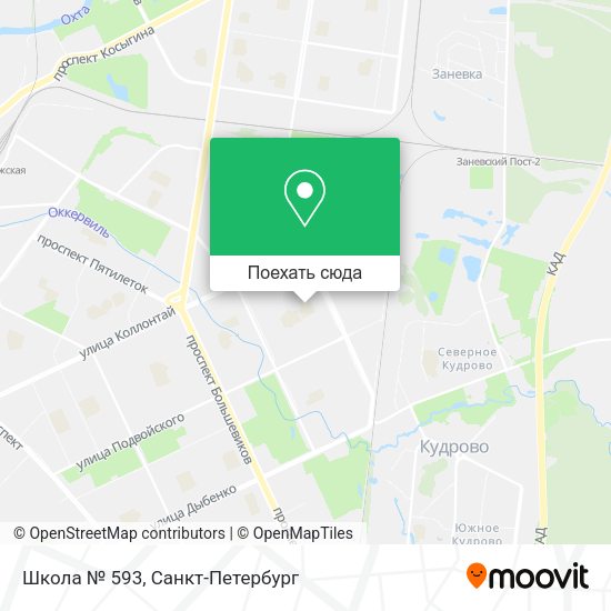 Карта Школа № 593