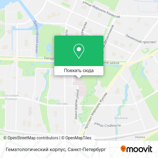 Карта Гематологический корпус