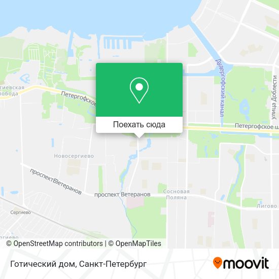 Карта Готический дом