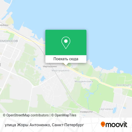 Карта улица Жоры Антоненко