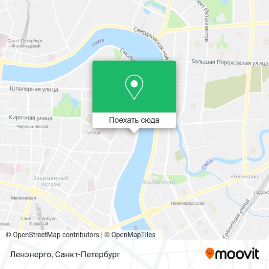 Карта Ленэнерго