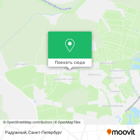 Карта Радужный