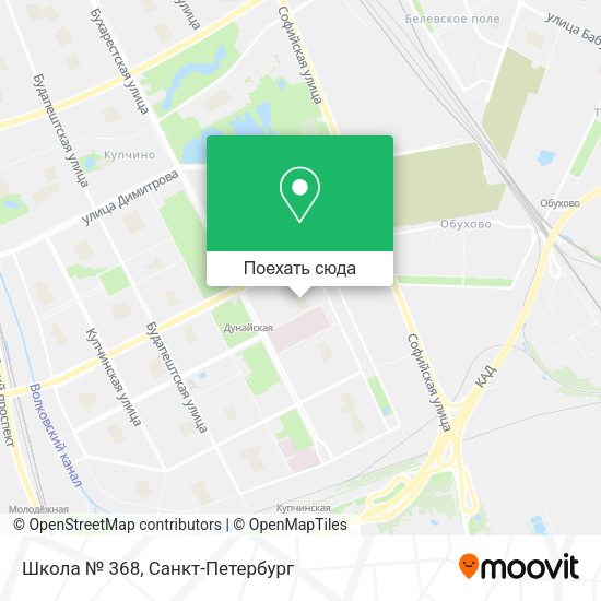 Карта Школа № 368