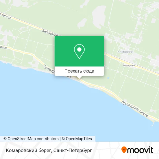 Карта Комаровский берег
