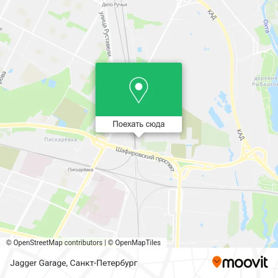 Карта Jagger Garage