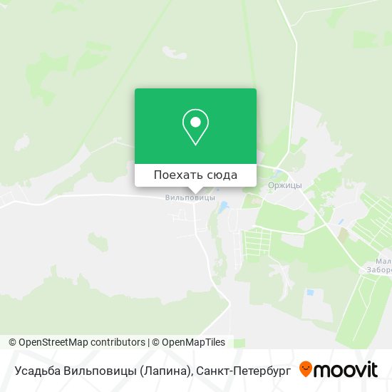 Карта Усадьба Вильповицы (Лапина)
