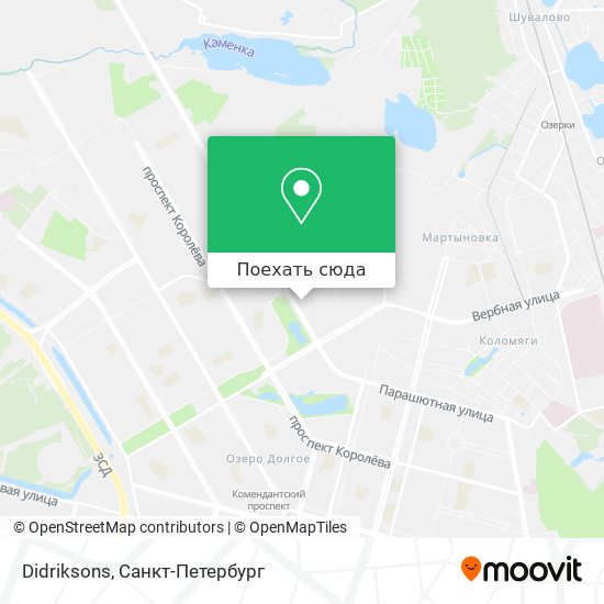 Карта Didriksons