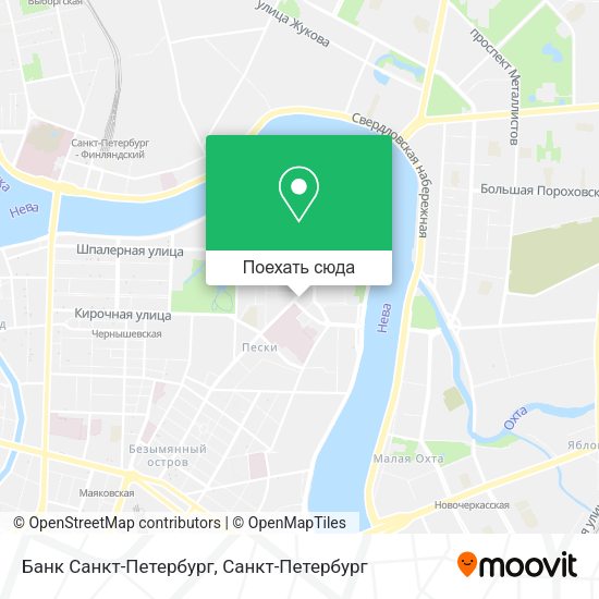 Карта Банк Санкт-Петербург